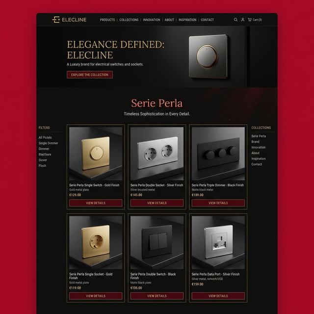 Elecline — Premium Electrical Fixtures