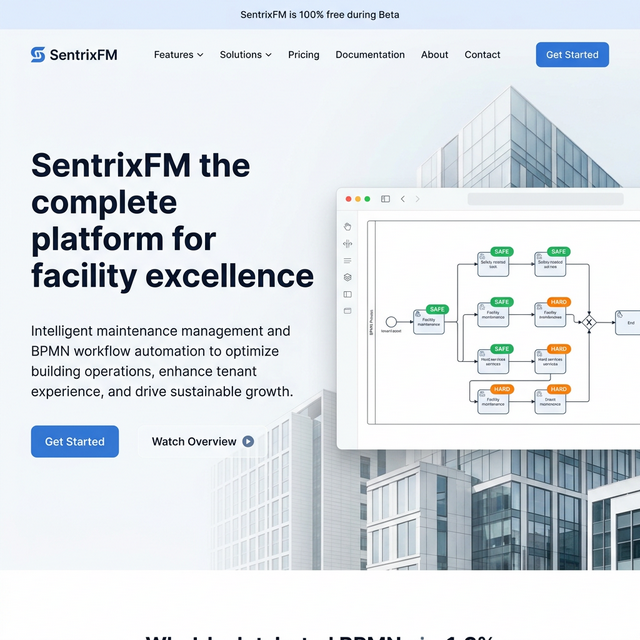 SentrixFM - CAFM SaaS Platform